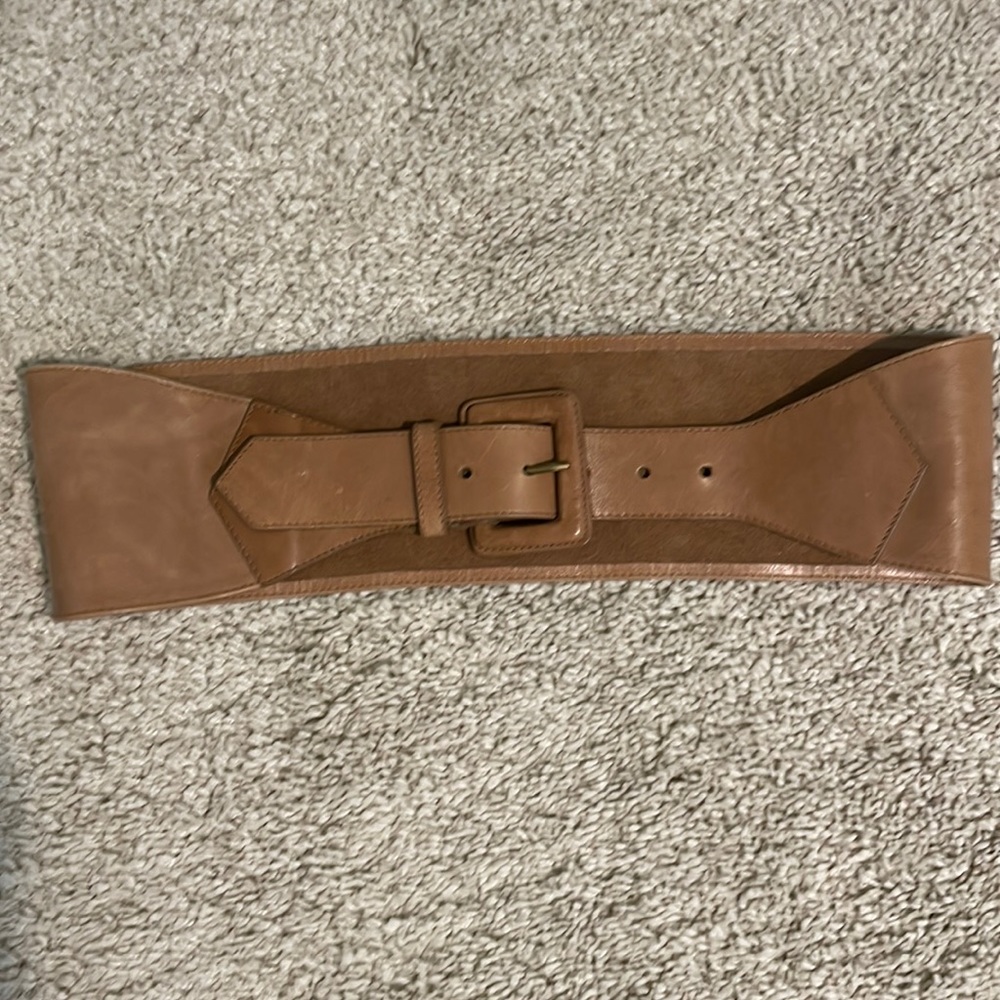 HOBO tan leather belt